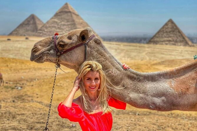 Full Day Tour to Giza Pyramids With Camel Ride and Egyptian Museum in Cairo - Giza Pyramids and Sphinx