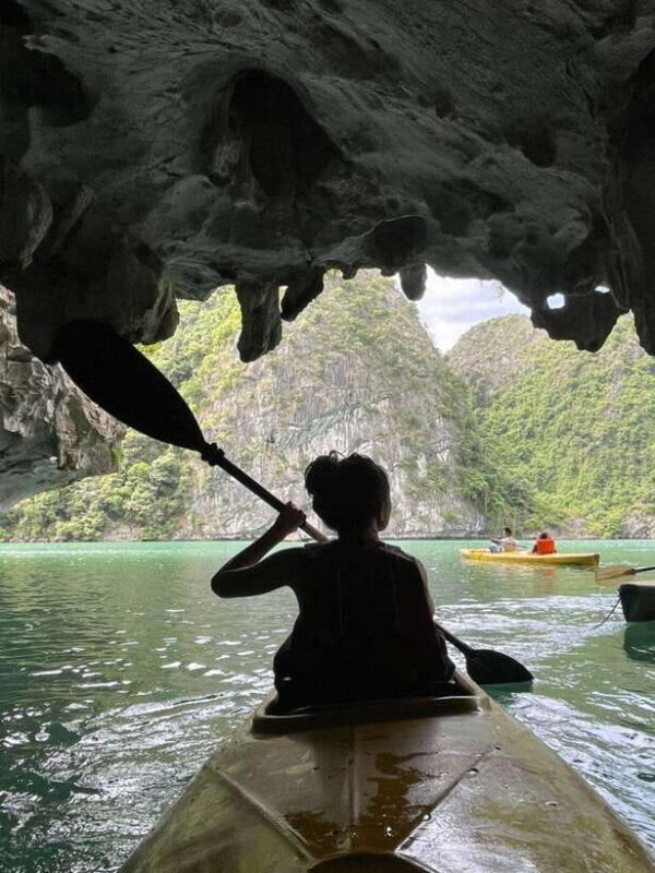 Full Day Tour to Lan Ha Bay With Kayaking, Cliff Jumping - Deep Water Solo Climbing