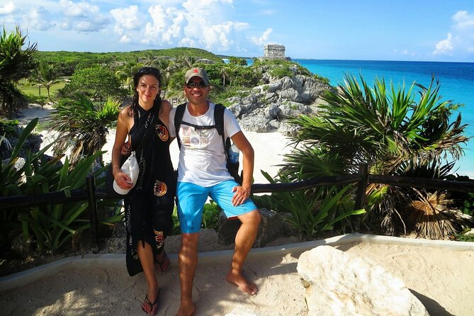 Full Day Tour to Tulum, Coba, Cenote and Playa Del Carmen - Exploring Tulum Archeological Site