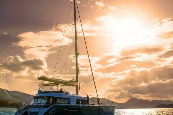 Full Day Yacht Tour in Catamaran Naxos Greece - Key Points
