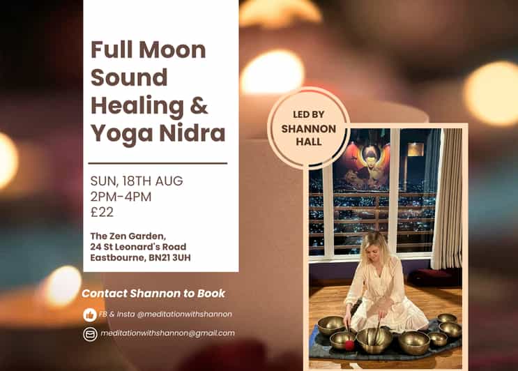 Full Moon Sound Healing & Yoga Nidra in Eastbourne! - Yoga Nidra Meditation