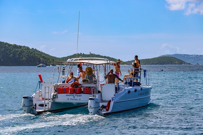 Full or Half Day Private Power Catamaran- USVI Beach and Snorkel - Recommended for Travelers