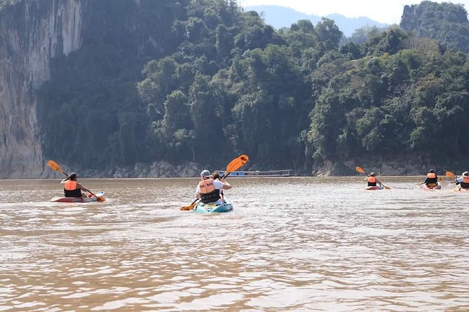 Fullday Kayaking To Pak Ou Caves, Traditional Villages & Kuang Si Waterfall - Meeting and Pickup