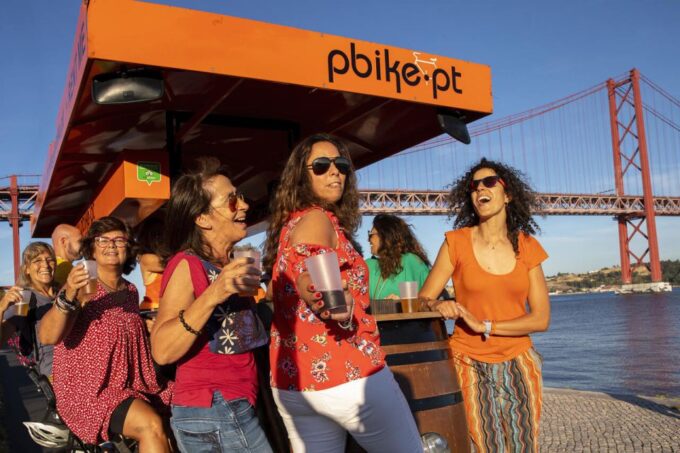 Fun Beer Bike by the Seafront in Lisbon - Frequently Asked Questions