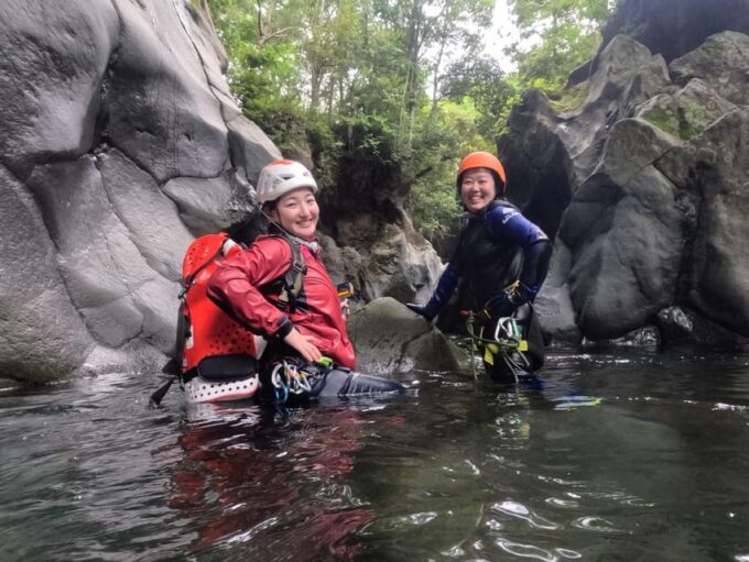 Fun Canyoning Activity at the Bottom of Mt. Fuji - Guides and Attire