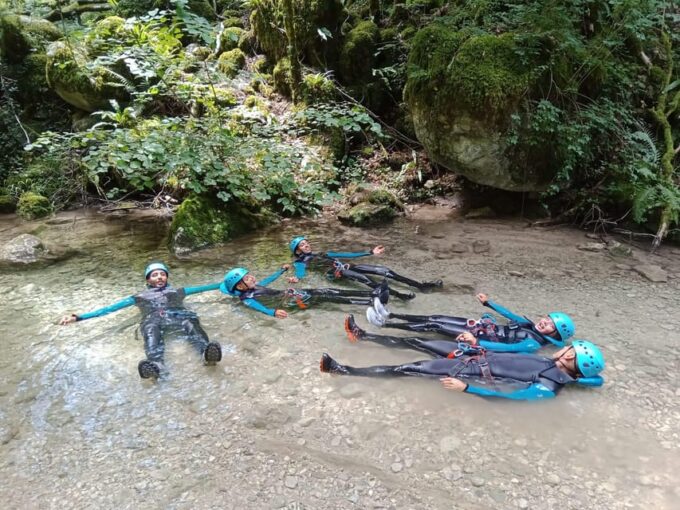 Fun Canyoning Course Suitable for Children - VERCORS - Tropical Atmosphere Exploration