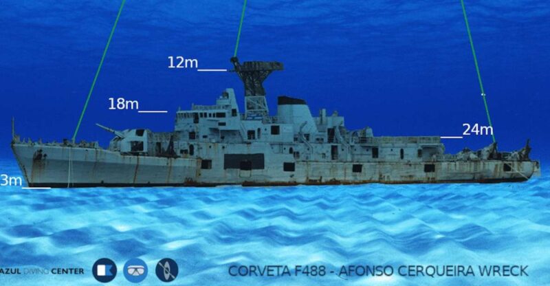 Funchal: Advanced Scuba Diving Afonso Cerqueira Wreck - Included and Not Included