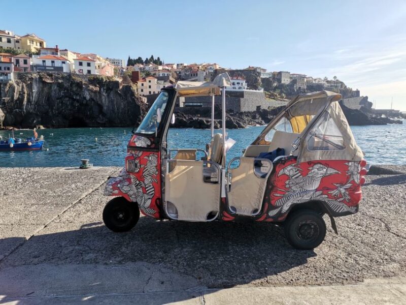 Funchal: Câmara De Lobos Churchill Bay Guided Tuk Tuk - Key Points
