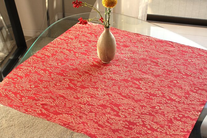 Furoshiki Workshop With Kimono Fabric - Utilizing the Provided Materials