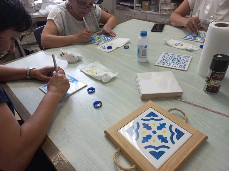 Gaia: Tile Painting Workshop, Port Wine and Pastel De Nata - Workshop Overview