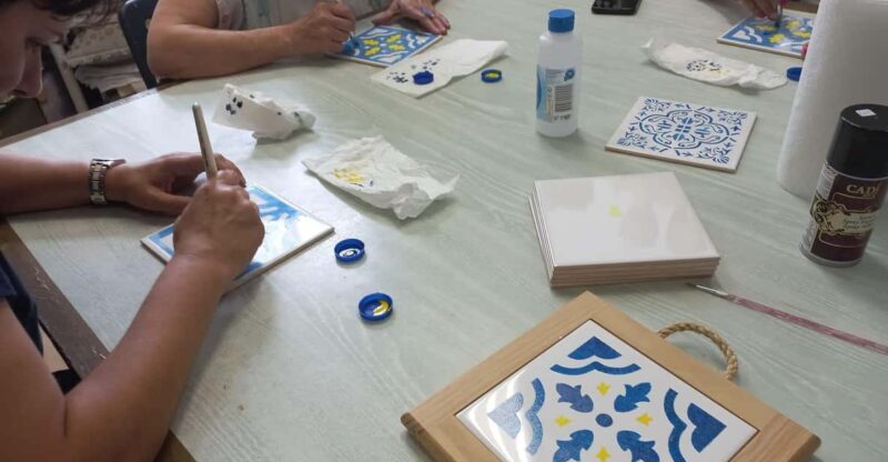 Gaia: Tile Painting Workshop, Port Wine and Pastel De Nata - Traditional Portuguese Tiles