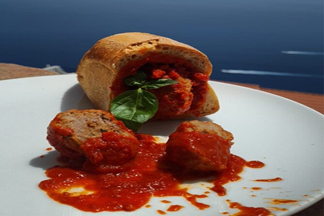 Gastronomic Activity in Furore - Sandwich With Eggplant Parmesan
