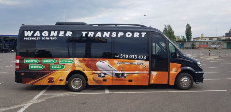 Gdańsk Airport: Bus Transfer To/From Ostróda - Onboard Amenities