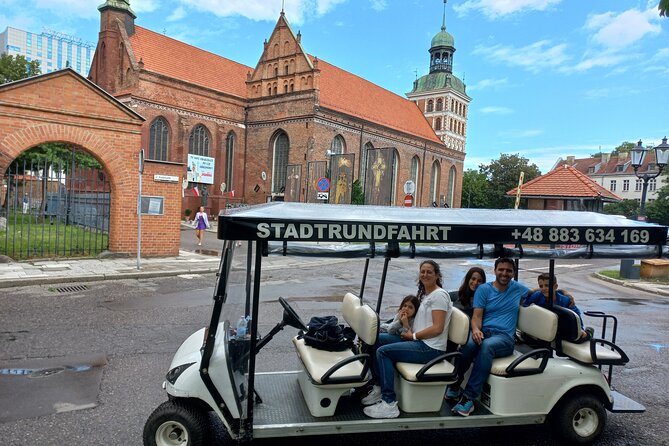 Gdansk Private City Tour With Electric Cart Live Guided - Exploring the Church of Saint Brigid