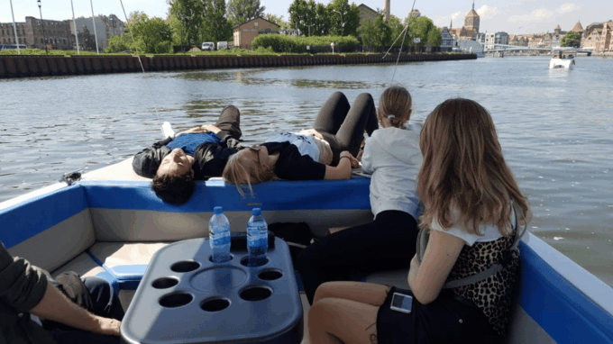 Gdańsk: Private Electric Boat Cruise on the Motława River - Small Group Experience