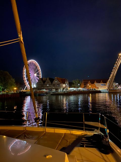 Gdansk: Scenic Evening Yacht Cruise With Prosecco - Cruise Route