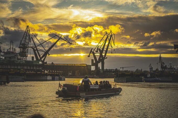 Gdańsk: Sunset Cruise on a Historic Polish Boat - Boat and Route