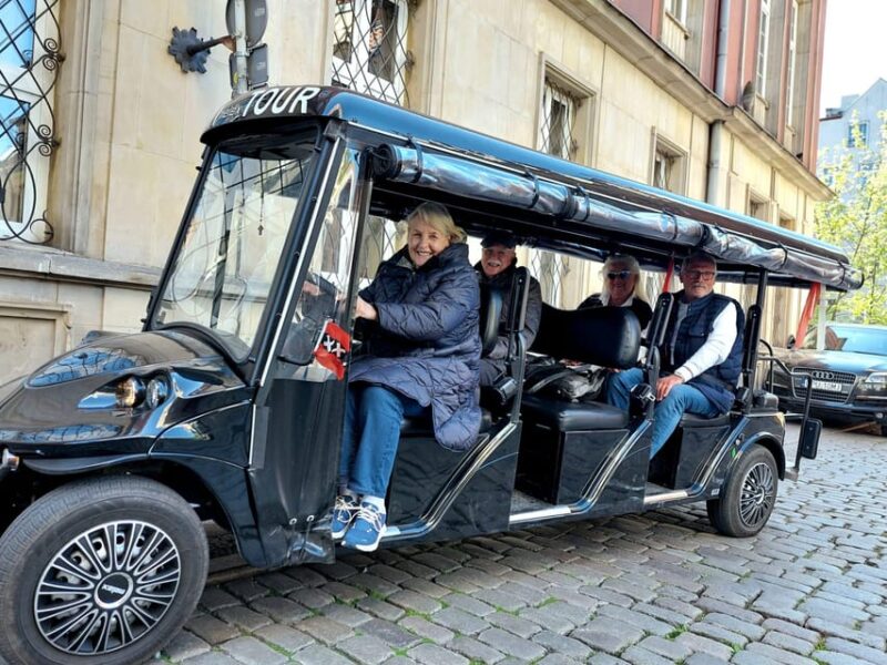 Gdansk:Live GUIDE Highlights of OLD CITY by Golf Cart 60 Min - Itinerary Highlights