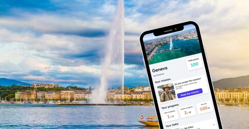 Geneva: City Exploration Game and Tour on Your Phone - Ideal for Couples and Families