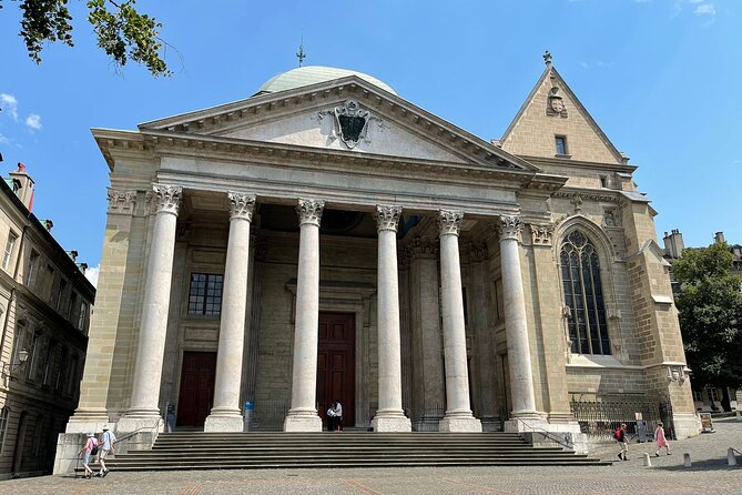 GENEVA Complete Tour. Hotel Pick-Up, GENEVA Internat. & Old City - Exterior Views of United Nations