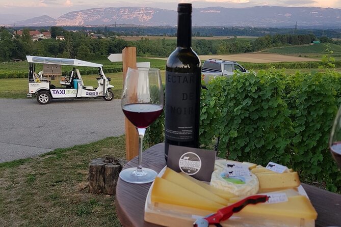 Geneva Panoramic & Tasting Vineyards Tour in an Electric Tuk Tuk - Customized and Personalized Experience
