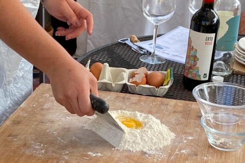 Genova: Homemade Pasta & Pesto Local Chef Class With Wine - Food and Drink