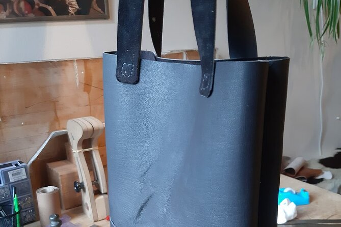 Genuine Leather Tote Bag Workshop in Leiden - Hands-on Leather Crafting