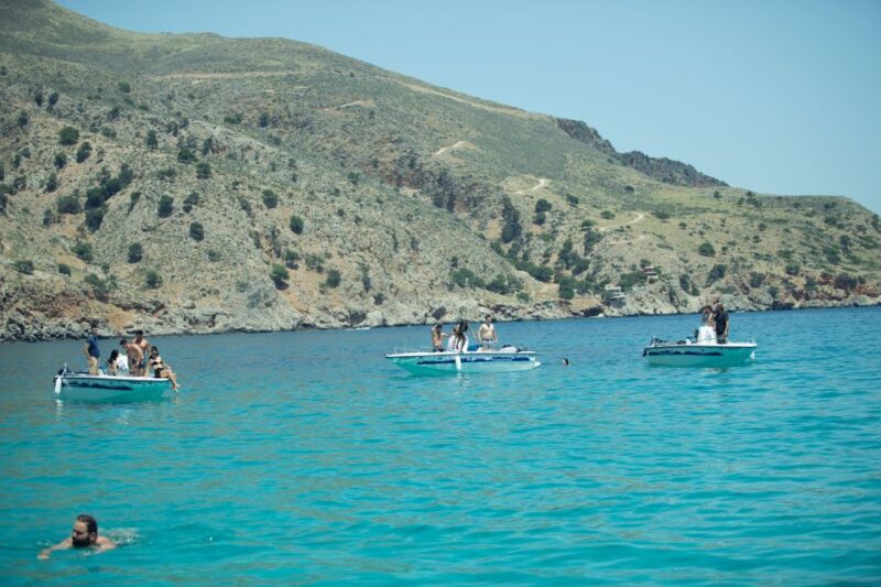 Georgioupolis: Rent a Boat Safari Sea Tour - Key Points