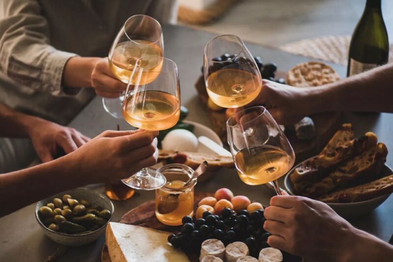 Germany, Wine Tasting at Home, 10 Different Wines - Tasting 10 Distinct Wines