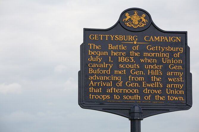Gettysburg Battlefield Self-Guided Driving Tour - Offline Map and GPS