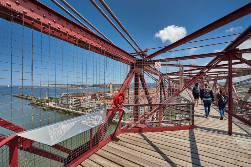 Getxo and Bilbao Bridge From Bilbao - Punta Galea Viewpoint