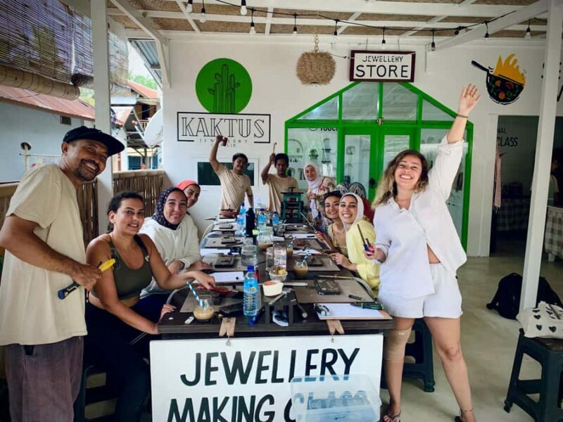 Gili Air: kaktus silver jewellery making class - What to Expect During the Workshop