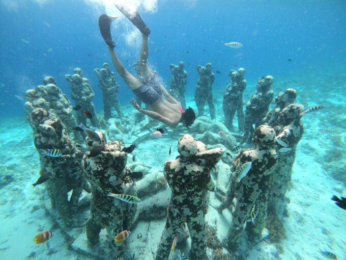 Gili Trawangan: Gili Islands Sunset Boat Tour and Snorkeling - Glass-Bottom Boat Exploration