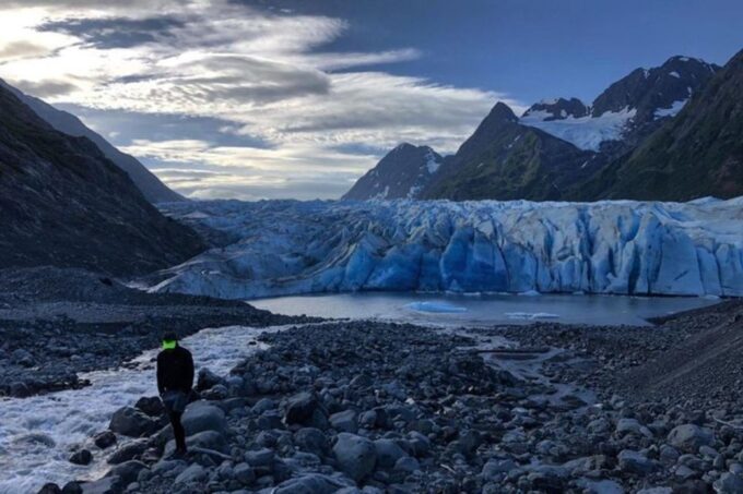 Girdwood: Helicopter Glacier Blue Kayak & Grandview Tour - Scenic Train Ride