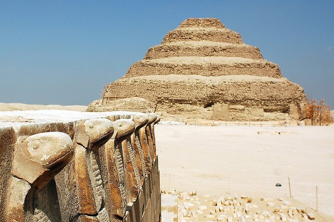 Giza Pyramids Sakkara Memphis From Alexandria Port&Hotels - Camel Ride and Lunch