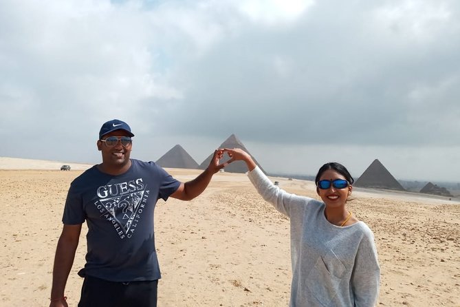 Giza Pyramids Sphinx Camel Ride Lunch With Camera Photographer - Pickup Information