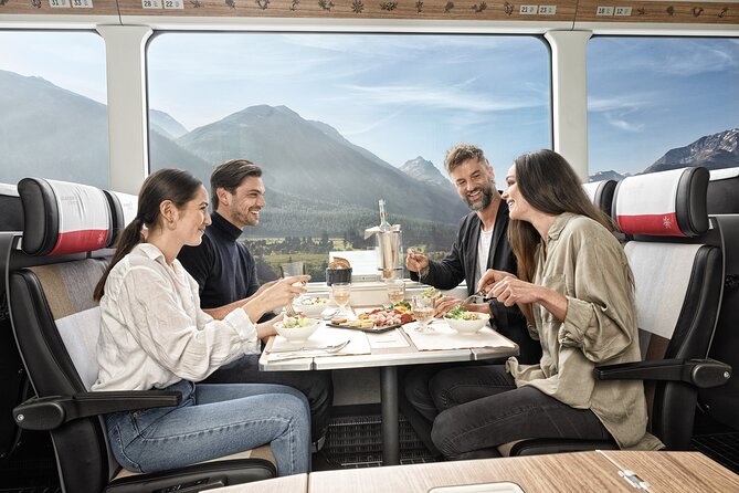 Glacier Express Panoramic Train Round Trip in One Day Private Tour From Luzern - Onboard Experience