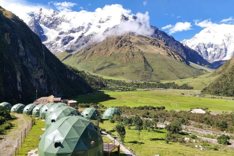 Glamping Dome Laguna Humantay and Salkantay 2 Days 1 Night - Inclusions
