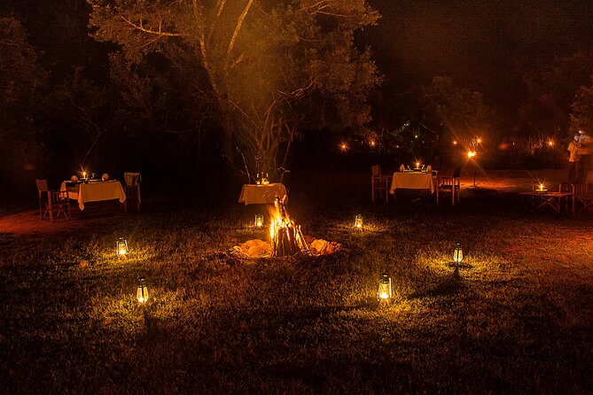 Glamping Safari Bordering Udawalawe National Park - Nighttime Camping Activities