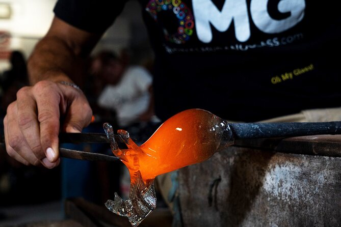 Glass Blowing Show Visit Murano Glass Factory and Showroom OMG - Pricing and Booking Information
