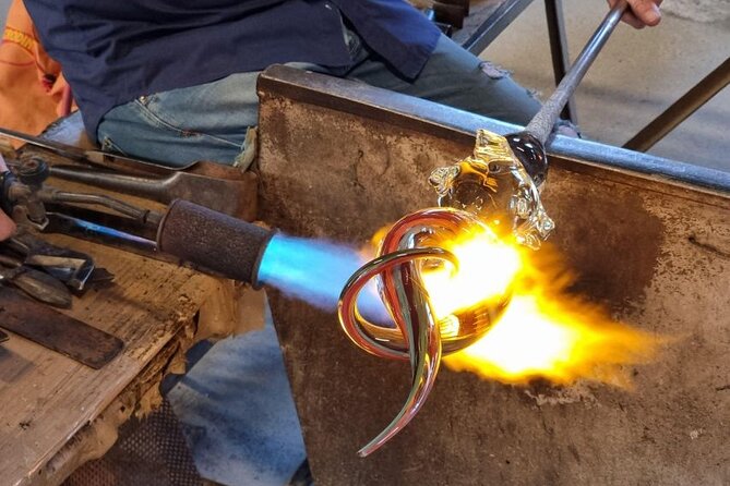 Glass Blowing Show Visit Murano Glass Factory and Showroom OMG - Highlights of the Experience