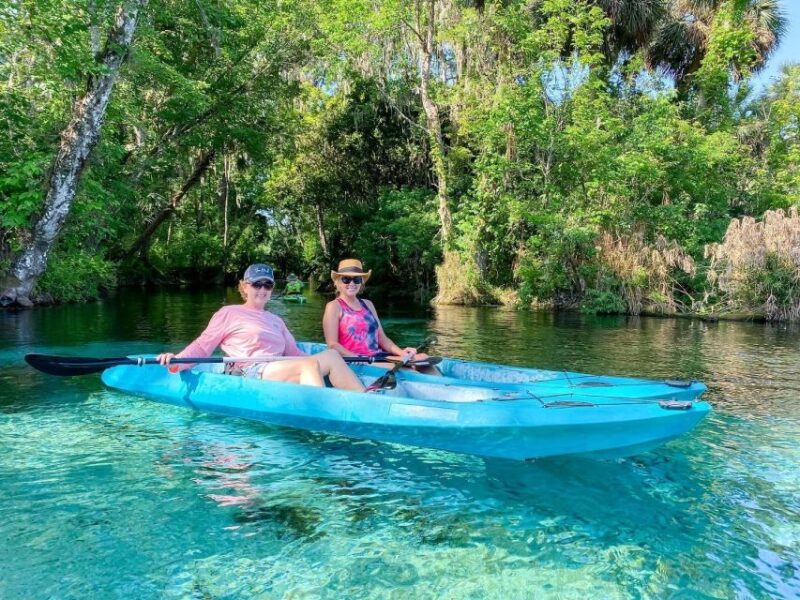 Glass Bottom Kayak Guided Tour: Silver Springs - Tour Includes and Exclusions