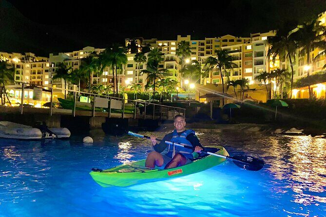 Glow Boats LED Night Kayak from Marriott Frenchman's Cove - A Glowing Night on the Water: The Glow Boats LED Night Kayak from Marriott Frenchmans Cove