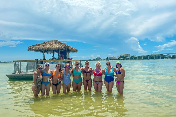 Go Tiki Tours Clearwater#1 Floating Tiki Boat Bathroom on Board - Accessibility and Amenities