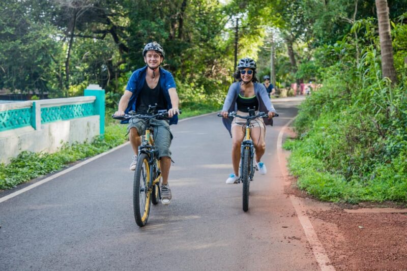 Goa: Old Goa and Divar Island E-Bike Tour With Snacks - Key Points