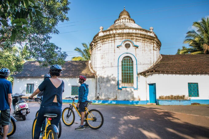 Goa: Old Goa and Divar Island E-Bike Tour With Snacks - Tour Duration and Pricing