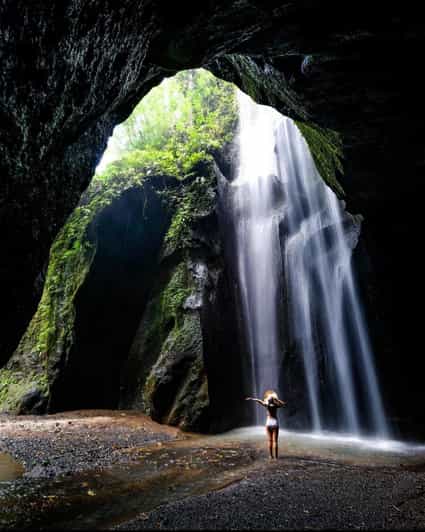 Goa Raja Waterfall, Purification Temple & Rice Terrace - Experiencing Tegalalang Rice Terrace