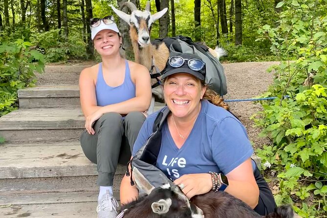 Goat Hiking, Beaver Dam Visit and Picnic in Quebec Forest - Accessibility and Service Animals