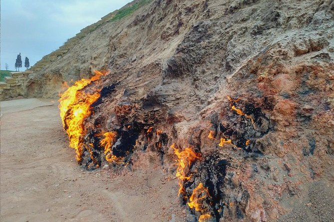 Gobustan, Mud Volcano, Burning Mountain and Fire Temple Tour - Witnessing Mud Volcanoes