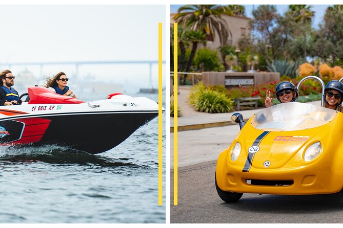 GoCar & Speedboat Land and Sea Adventure in San Diego - Inclusion Details